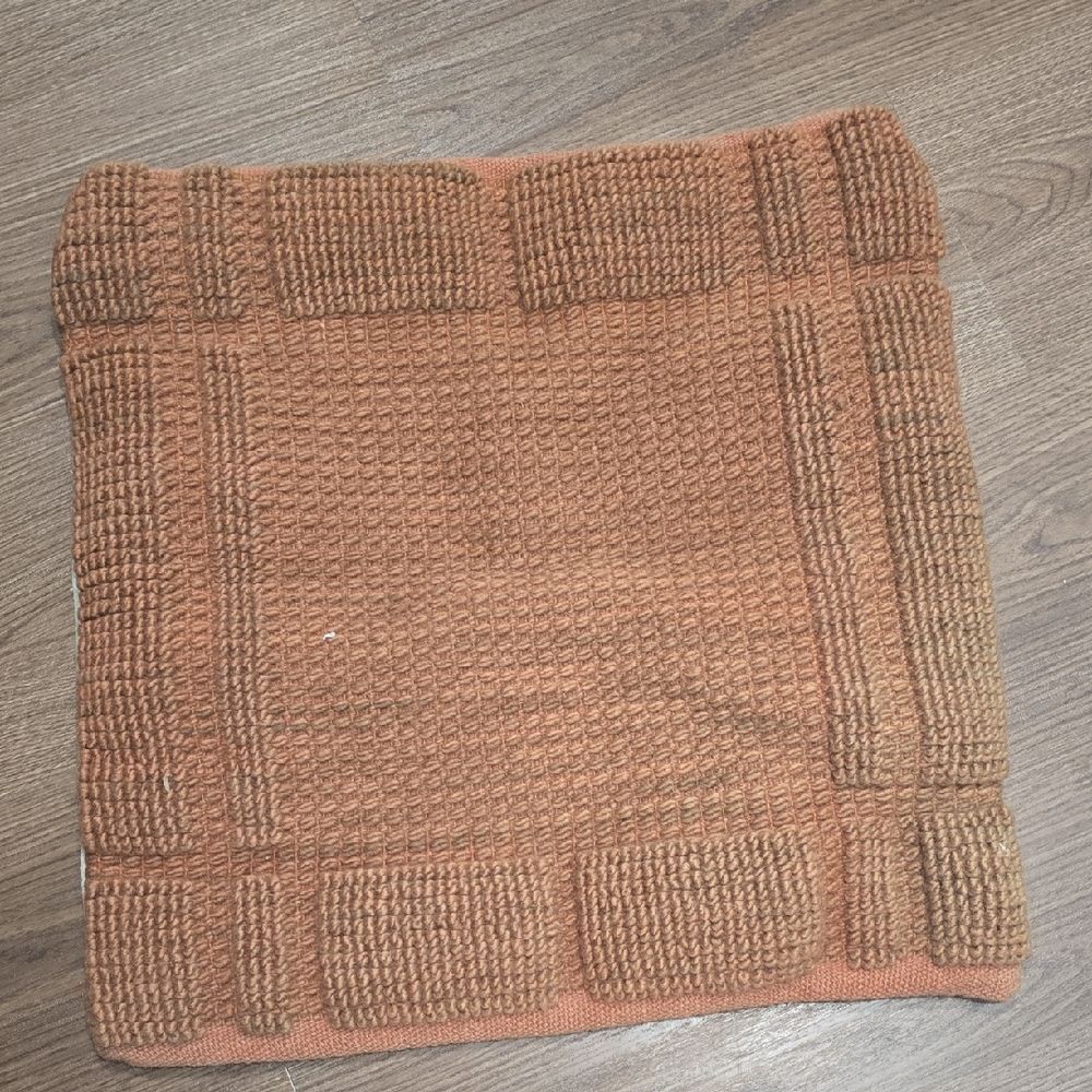 Crate & Barrel Neutral‎ Textured Pillow Cover.